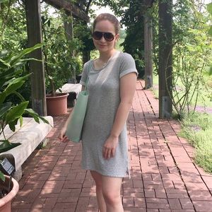 James Perse Striped T-shirt Dress